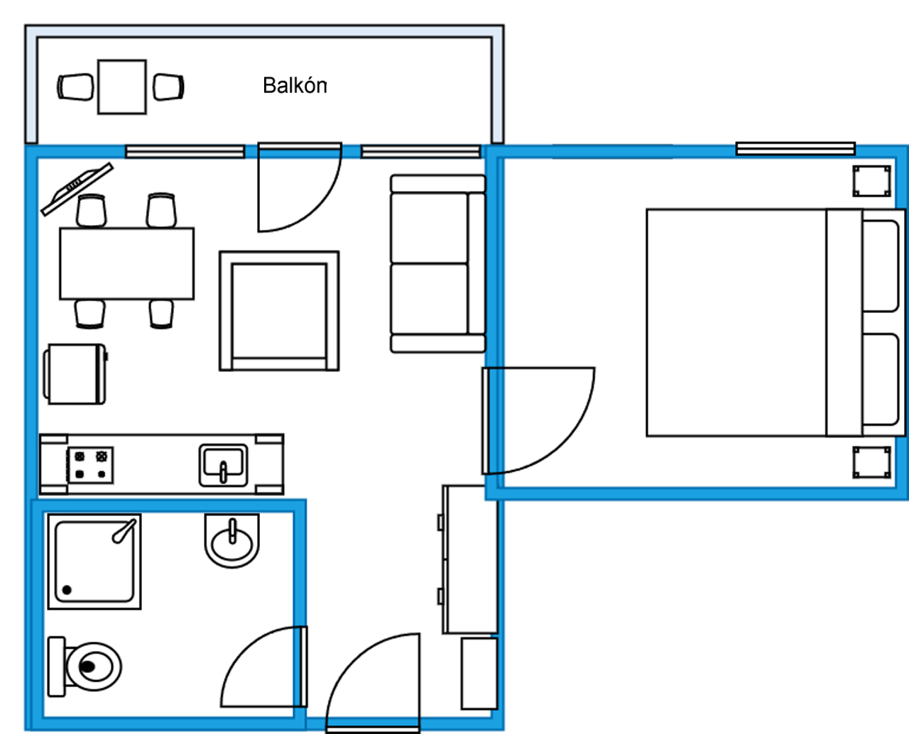 Fotografie apartmánu